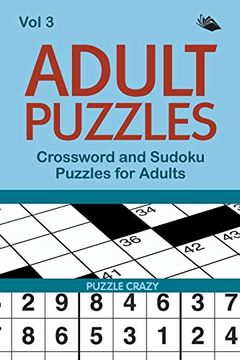 portada Adult Puzzles: Crossword and Sudoku Puzzles for Adults vol 3 (en Inglés)