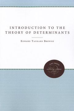 portada introduction to the theory of determinants and matrices