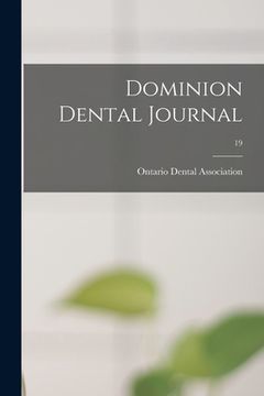 portada Dominion Dental Journal; 19