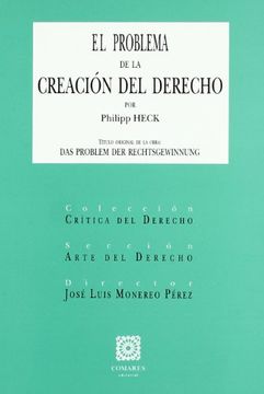 portada El Problema de la Creación del Derecho (in Spanish)