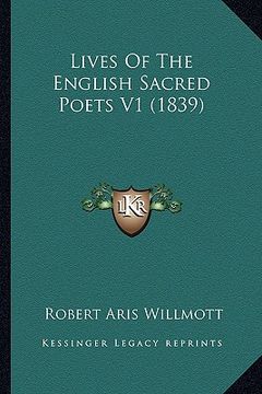 portada lives of the english sacred poets v1 (1839) (in English)
