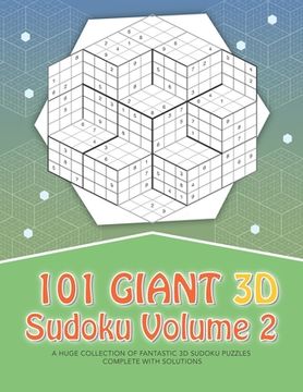 portada 101 Giant 3D Sudoku - Volume 2 (en Inglés)