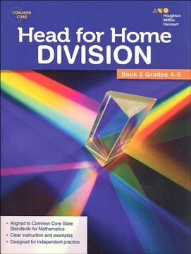 portada Head For Home Math Skills: Division, Book 2 (en Inglés)