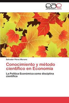 portada conocimiento y m todo cient fico en econom a