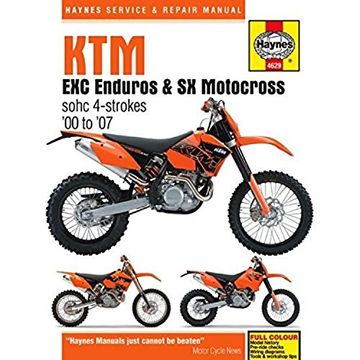 portada Ktm exc Enduro & sx Motocross, '00-'07 (Haynes Powersport) (en Inglés)