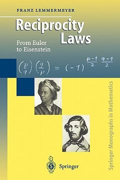 portada reciprocity laws: from euler to eisenstein (en Inglés)