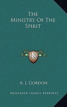 portada the ministry of the spirit