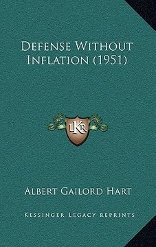 portada defense without inflation (1951) (in English)