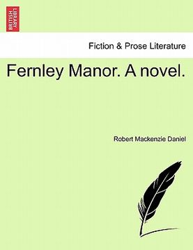 portada fernley manor. a novel. (en Inglés)
