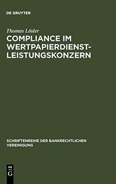 portada Compliance im Wertpapierdienstleistungskonzern (in German)