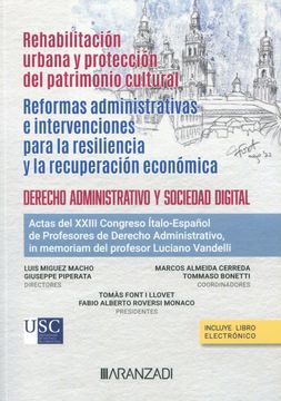portada Rehabilitacion Urbana y Proteccion del Patrimonio Cultural. Reformas Administrativas e Intervenciones Para la Resilencia (in Spanish)