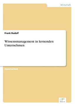 portada Wissensmanagement in lernenden Unternehmen (German Edition)