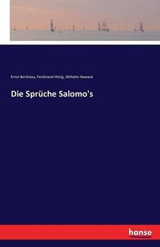 portada Die Spruche Salomo's (German Edition)
