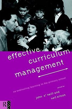 portada effective curriculum management (en Inglés)