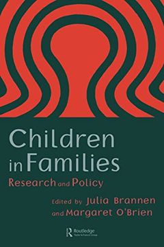 portada Children in Families: Research and Policy (in English)