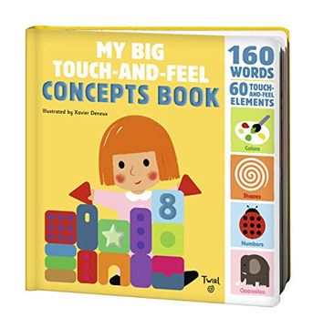 portada My big Touch-And-Feel Concepts Book: 2 (Touch-And-Feel Books) (en Inglés)