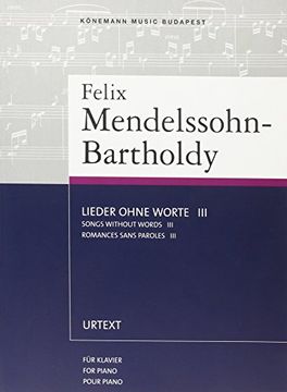 portada lieder ohne worte 3 / noten (in German)