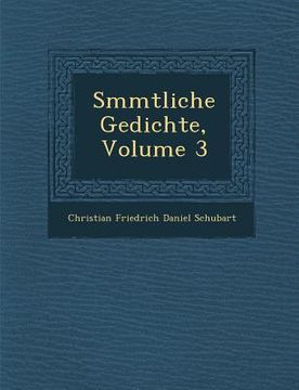 portada S Mmtliche Gedichte, Volume 3 (in German)