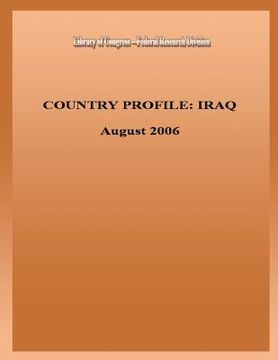 portada Country Profile: Iraq (en Inglés)