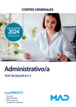 portada Administrativo/A. Test Bloques b y c