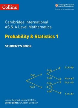 portada Cambridge International as and a Level Mathematics Statistics 1 Student Book (Cambridge International Examinations) (en Inglés)