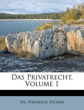 portada Das Privatrecht. (in German)