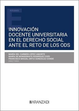 portada Innovacion Docente Universitaria en el Derecho Social Ante el Reto de los ods (in Spanish)