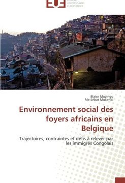 portada Environnement social des foyers africains en Belgique: Trajectoires, contraintes et défis à relever par les immigrés Congolais