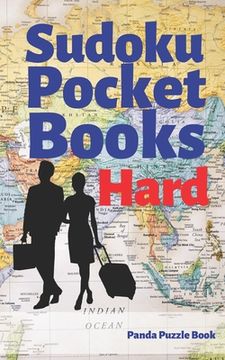 portada Sudoku Pocket Books Hard: Travel Activity Book For Adults (en Inglés)