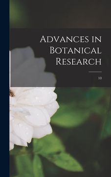 portada Advances in Botanical Research; 10 (en Inglés)