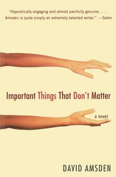 portada important things that don't matter (en Inglés)