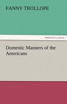portada domestic manners of the americans