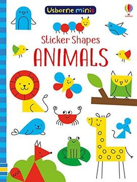 portada Sticker Shapes Animals (Paperback) 