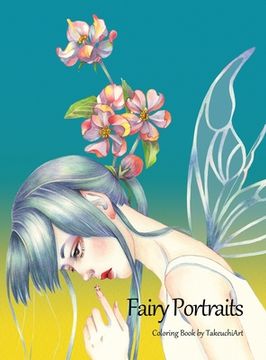 portada Fairy Portraits: Fantasy Fairies and Elves Coloring Book (en Inglés)