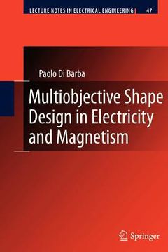 portada multiobjective shape design in electricity and magnetism (en Inglés)