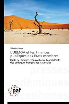 portada L'UEMOA et les Finances publiques des Etats membres