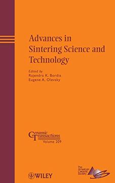 portada Advances in Sintering Science and Technology (Ceramic Transactions Series) (en Inglés)