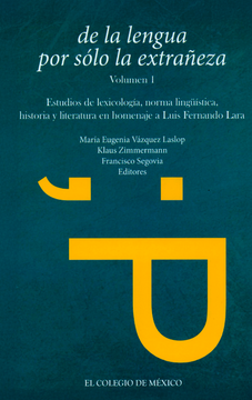 portada De la lengua por sólo la extrañeza