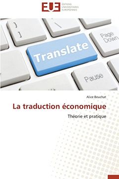 portada La traduction économique