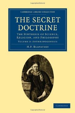 portada The Secret Doctrine 3 Volume Paperback Set: The Secret Doctrine: Volume 2, Anthropogenesis Paperback (Cambridge Library Collection - Spiritualism and Esoteric Knowledge) (en Inglés)