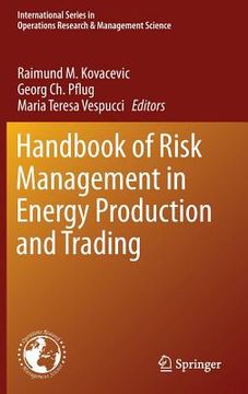 portada Handbook of Risk Management in Energy Production and Trading (en Inglés)
