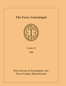 portada The Essex Genealogist, Vol. 20, 2000 (en Inglés)