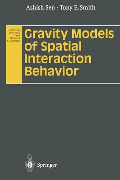 portada gravity models of spatial interaction behavior (en Inglés)