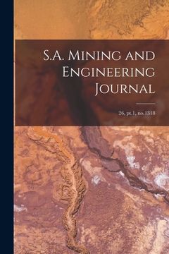 portada S.A. Mining and Engineering Journal; 26, pt.1, no.1318 (en Inglés)