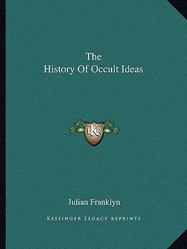 portada the history of occult ideas