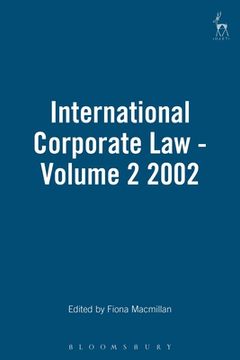 portada international corporate law annual: volume 2 - 2002