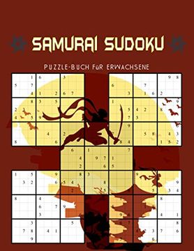 portada Samurai sudoku Puzzle-Buch für Erwachsene: 500 Puzzle-Buch, Überlappung mit 100 Puzzles im Samurai-Stil, unterhaltsam und herausfordernd (en Alemán)