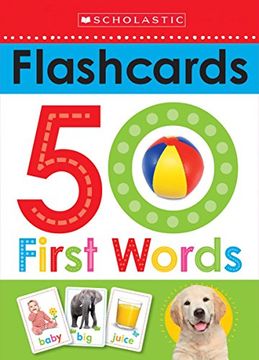 portada Flashcards: 50 First Words (Scholastic Early Learners) (en Inglés)