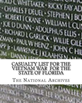 portada Casualty List for the Vietnam War for the State of Florida (en Inglés)