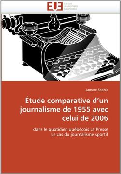 portada Etude Comparative D'Un Journalisme de 1955 Avec Celui de 2006